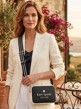 NWT Kate Spade crossbody.  2 in stock: specify black & white or sage & white